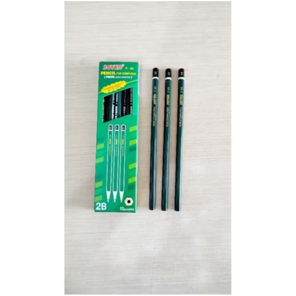 

(LUSIN) Pensil 2B Joyko Hijau P 88 (Min. order 6 Pack)