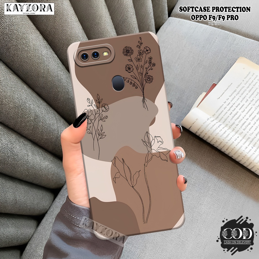 Softcase Hp OPPO F9/F9 PRO Terbaru - KAYZORA - Fashion Case Aesthetic - Casing OPPO F9 /F9 PRO - Sil