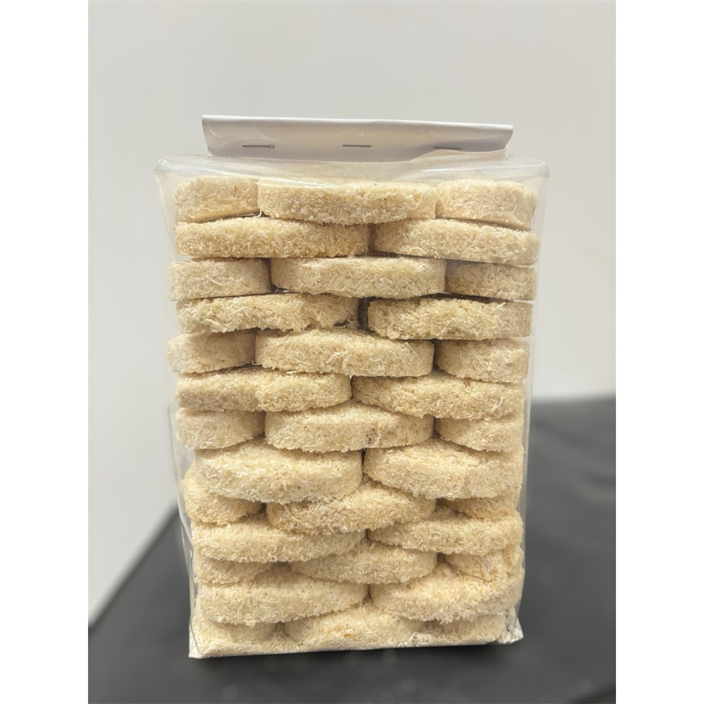 

Snackkings Kue Sagon Kelapa Bakar Home Made wangi Manis Renyah dan Gurih kemasan Plastik 500grm