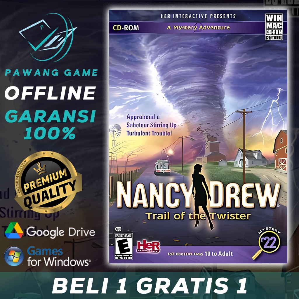 Nancy Drew Trail of the Twister | PC GAME | LAPTOP GAME | DOWNLOAD