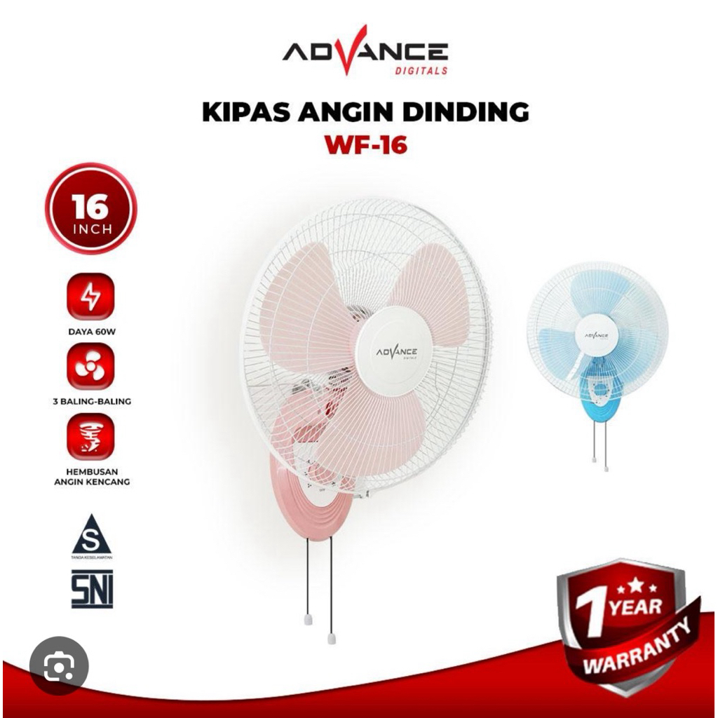 Kipas Angin Advance 16 inch WF-16
