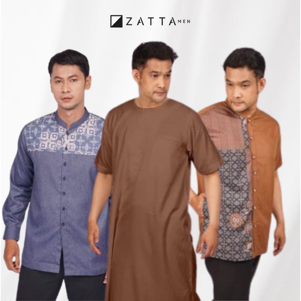 Zatta Men Clearan Sale Last Stock Baju Kemeja Koko Pria Dewasa Premium