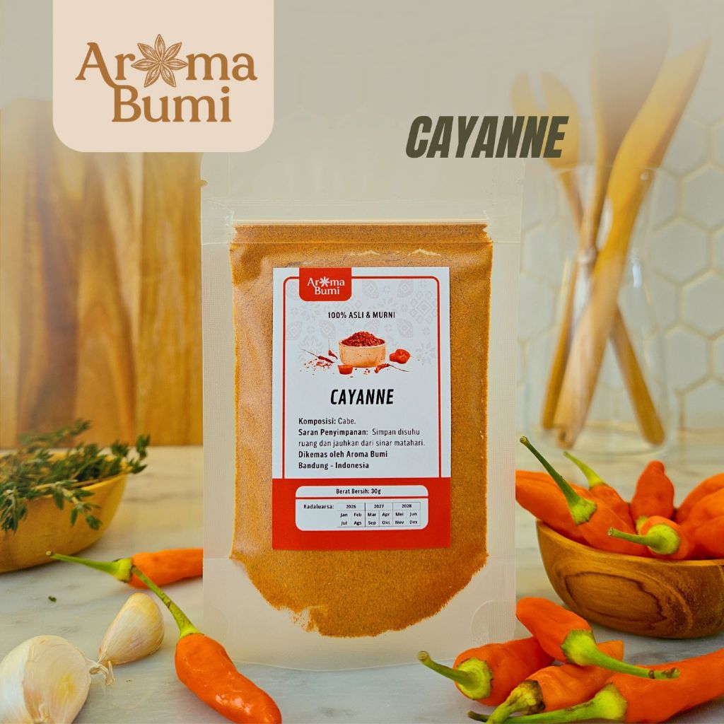 

Aroma Bumi - Cabe Rawit Bubuk Cayanne Powder Rempah Premium Murah