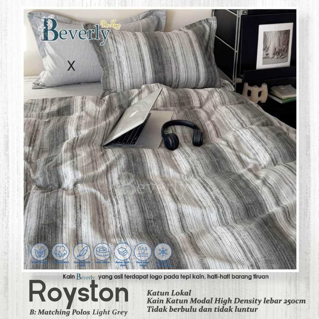 Sprei Set Katun Royston / San Marino / Arsenio - Roemah Sprei