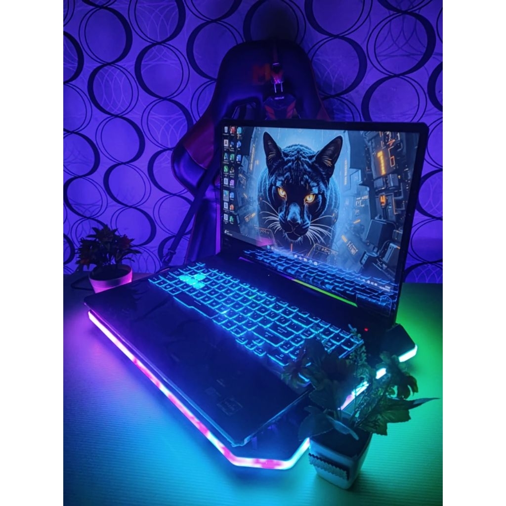 ASUS TUF a15 Ryzen 7 Ram 16/512gb ssd dual vga Nvidia Siap Pakai COD