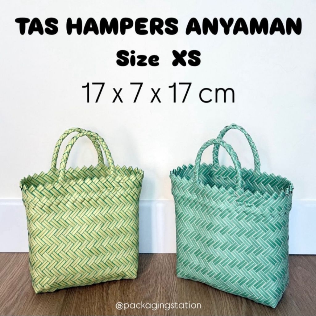 

TAS ANYAMAN HAMPERS XS / TAS ANYAMAN 17x7x17 / TAS HAMPERS NATAL LEBARAN / TAS SOUVENIR HAJATAN ULANG TAHUN
