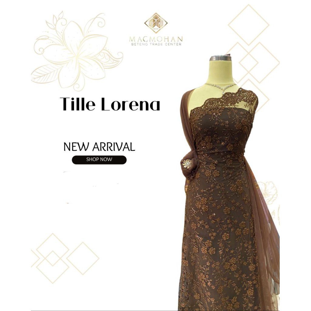 TILLE MOTIF PAYET BORDIR / TILLE MOTIF / TILLE BORDIR / TILLE PAYET / AMONG TAMU / KEMBAR BESAN / BR