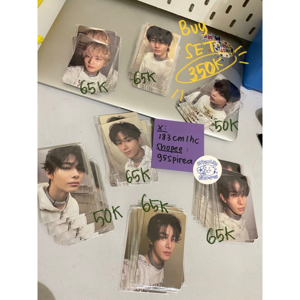Photocard pc Enhypen jungwoon heeseung jay jake sunghoon sunoo ni-ki desire unleash album POB shopee
