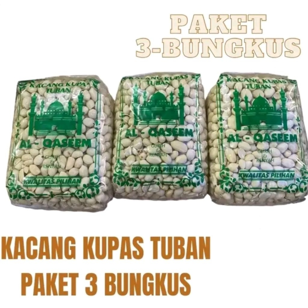 

kacang kupas asli tuban kemasan 250gr promo ramadan
