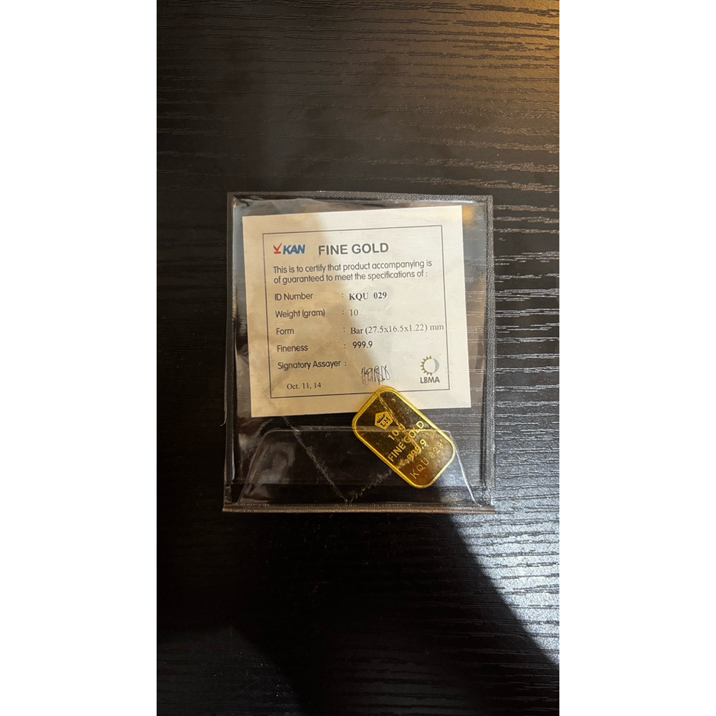 Logam Mulia LM ANTAM 10 GRAM KEMASAN RETRO ANTM Original