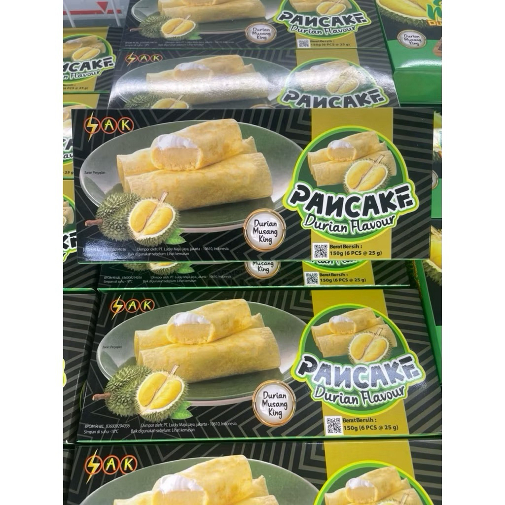 

Pancake Durian Musang King | isi 6pcs | box