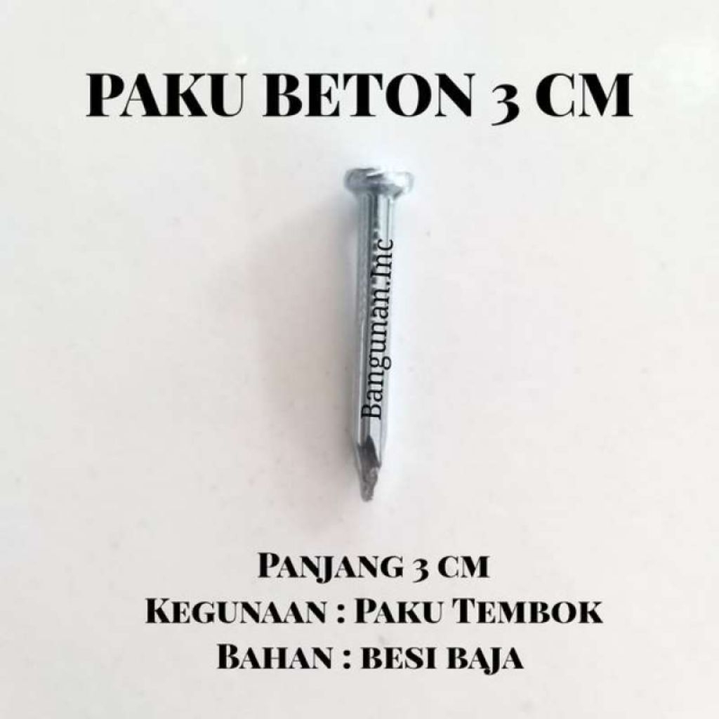 paku beton 3cm