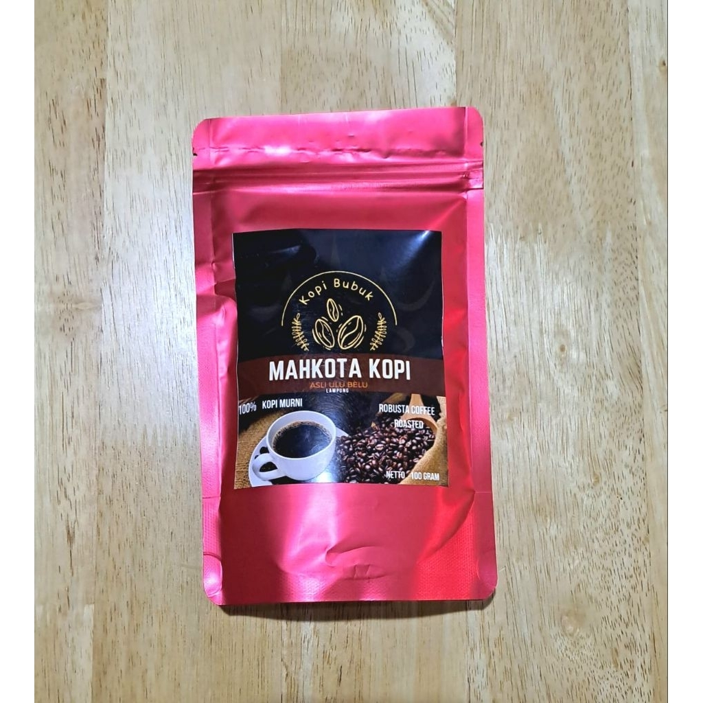 

KOPI BUBUK ROBUSTA "MAHKOTA KOPI" 100 GR - LAMPUNG