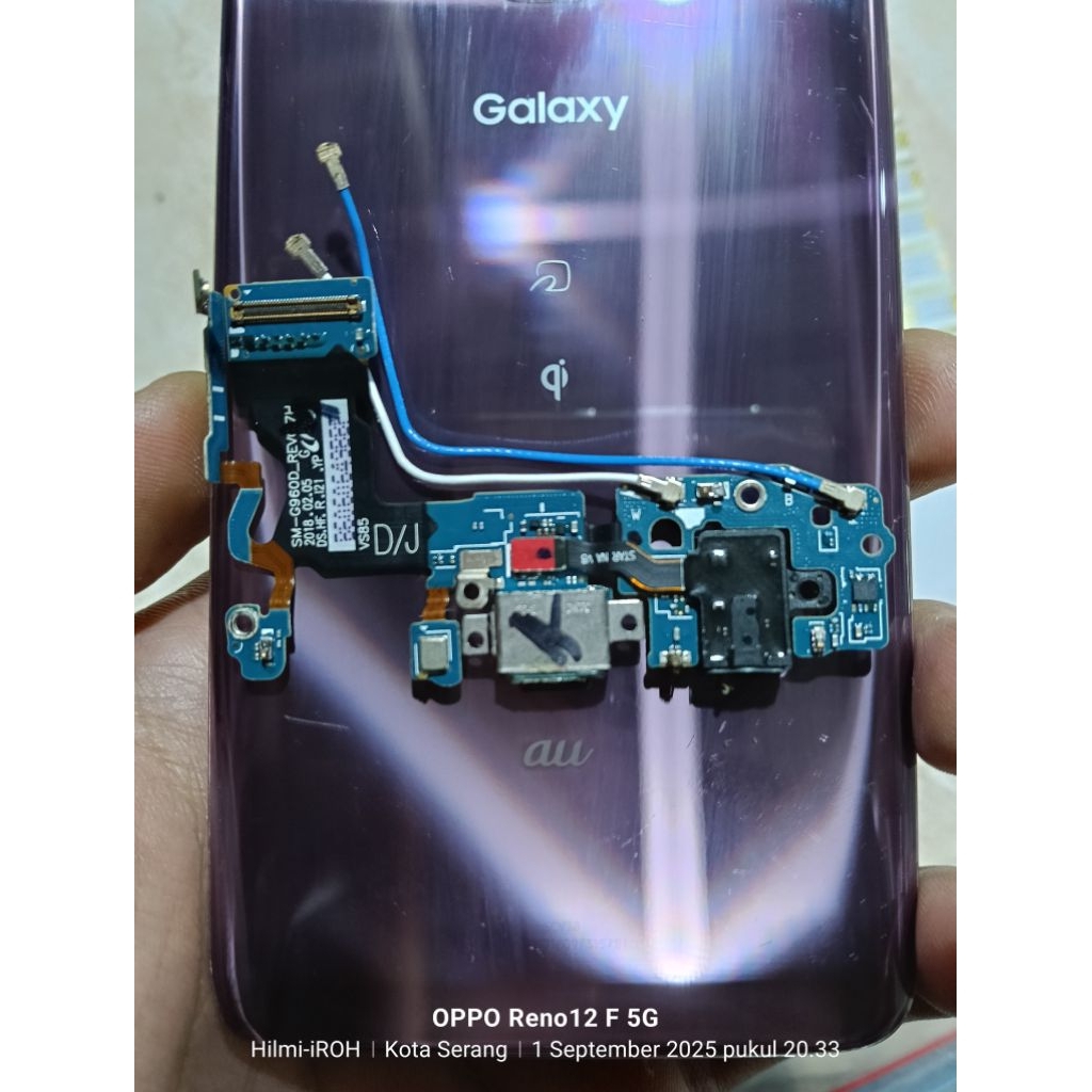 flexible charger cas Samsung S9 biasa SM g960 g960D seri inter AU japan ORI copotan