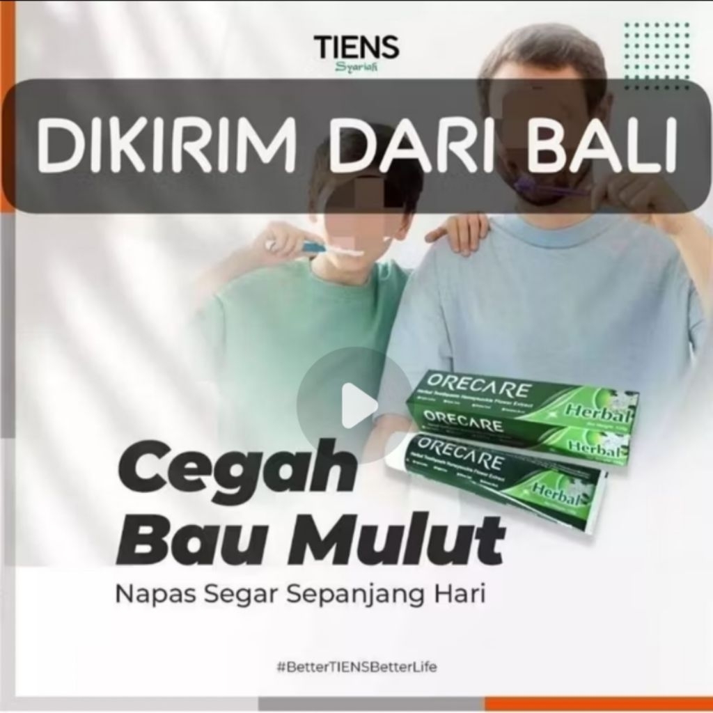 Orecare Odol Tiens | Pasta Gigi Tiens | Orecare Toothpaste | Odol Tianshi | Dikirim dari Tiens Denpa