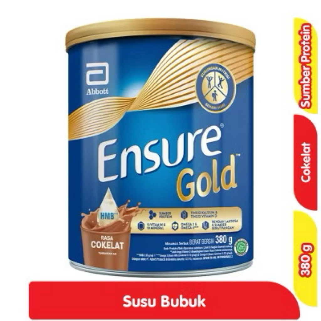 

Susu Ensure Gold Coklat 400gr exp oktober 2025