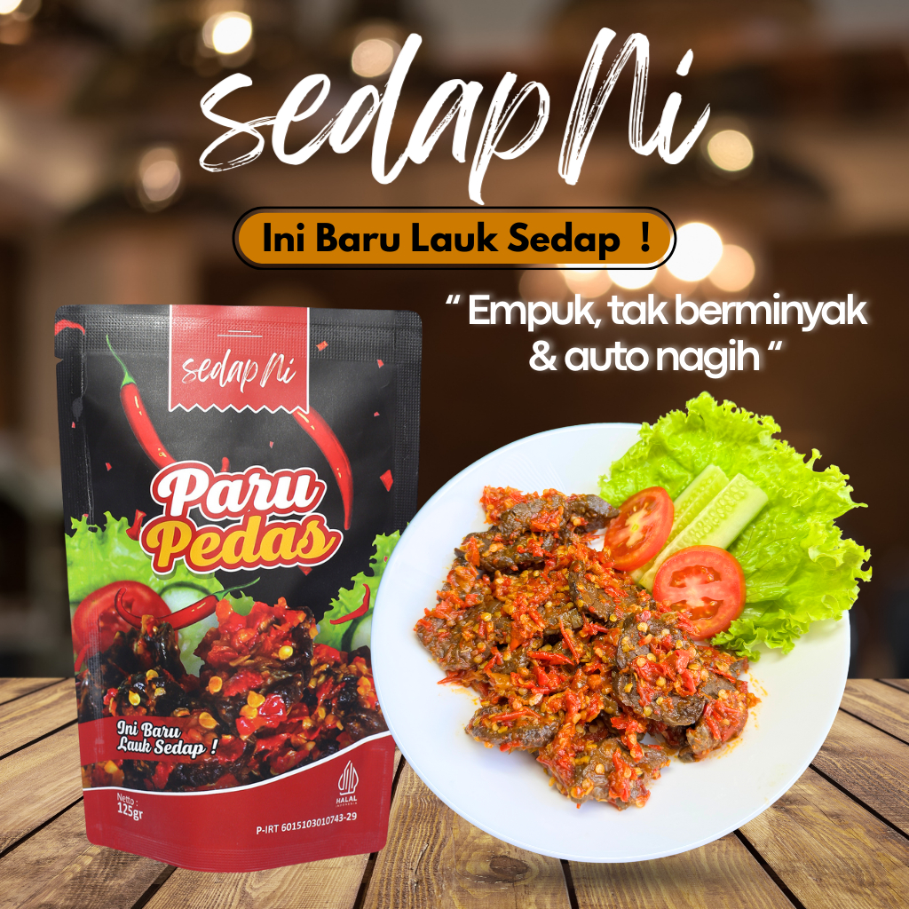 

SedapNi - Paru Pedas / Lauk Siap Saji Ready To Eat