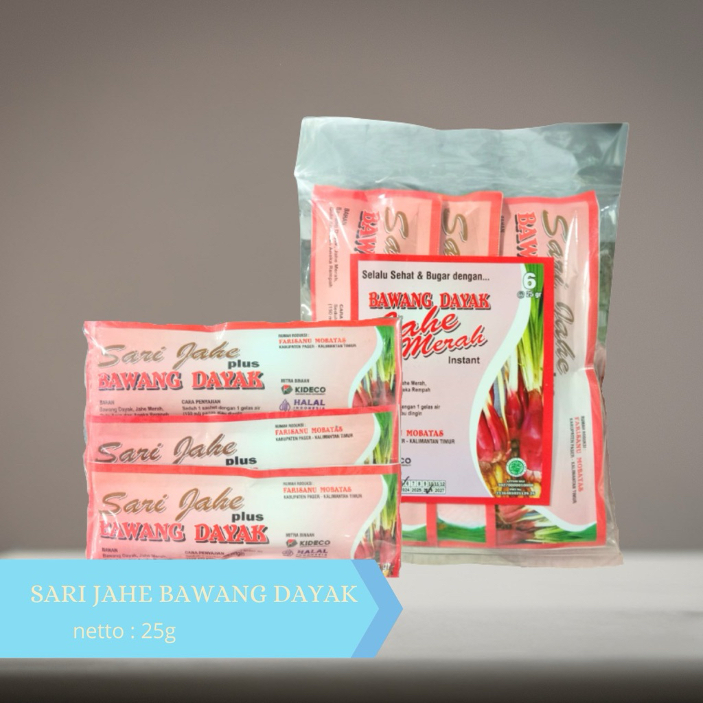 Sari Jahe Bawang Dayak Herbal-Sari Jahe Bawang Dayak → Jahe Dayak Hangat Sedap