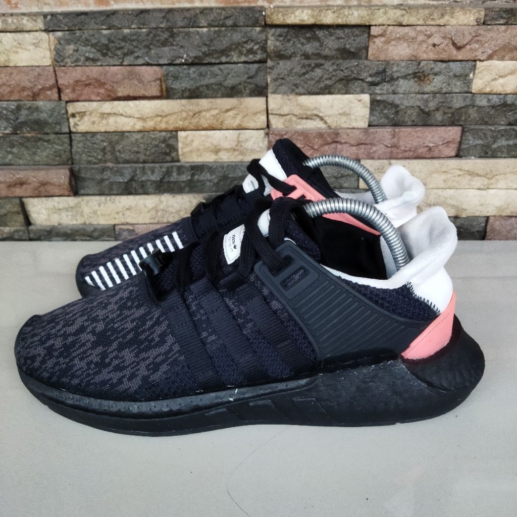 Sepatu Adidas EQT Core black size 42 insole 27 SECOND