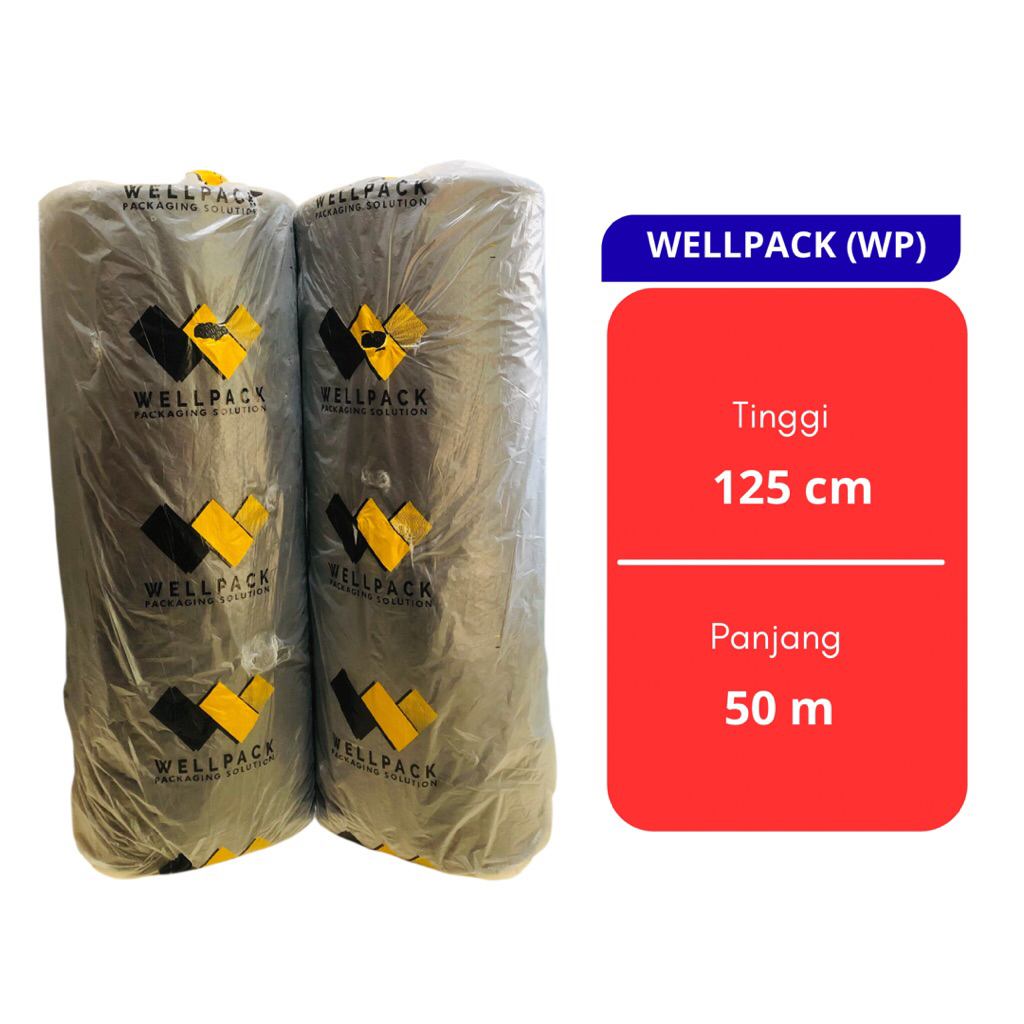 

BUBBLE WRAP WELLPACK (WP) HITAM/BENING NON CORE PREMIUM/GMP/UPACK 125cm x 50cm
