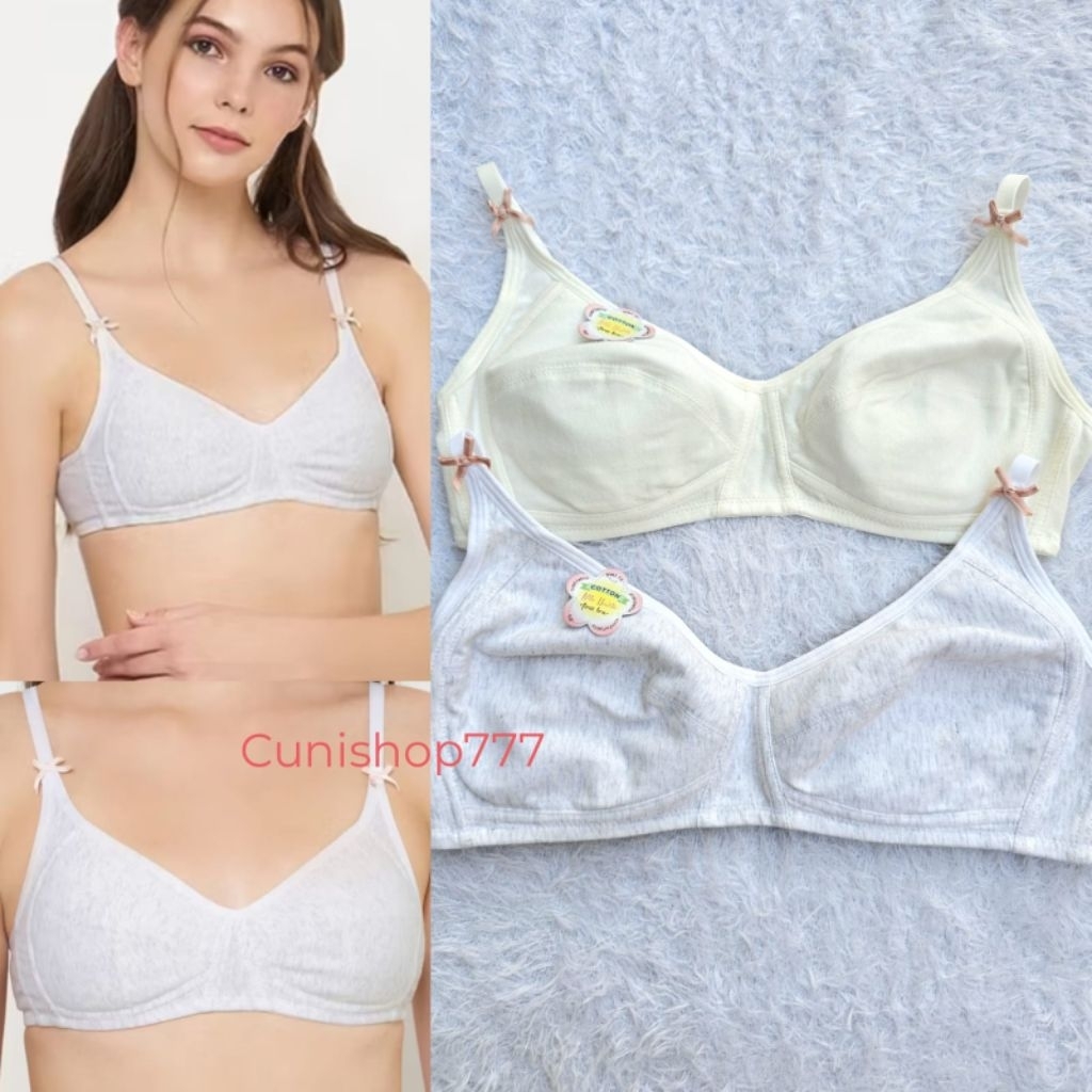 BRA TANPA KAWAT TANPA BUSA KATUN LITTLE HEART by YOUNG HEARTS LIL HEARTS0 BH ANAK Y02-19979B