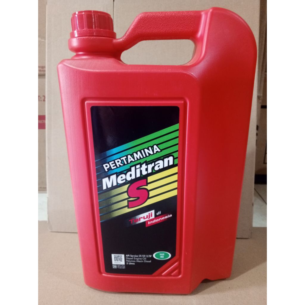 OLI OIL MEDITRAN S 5 LITER PELUMAS OLI MESIN MOBIL DISEL