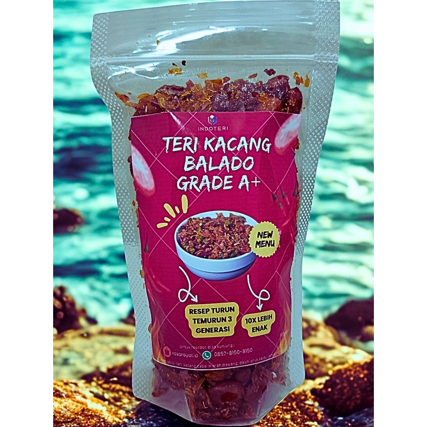 

Teri kacang balado grade A+, DIJAMIN ENAK!