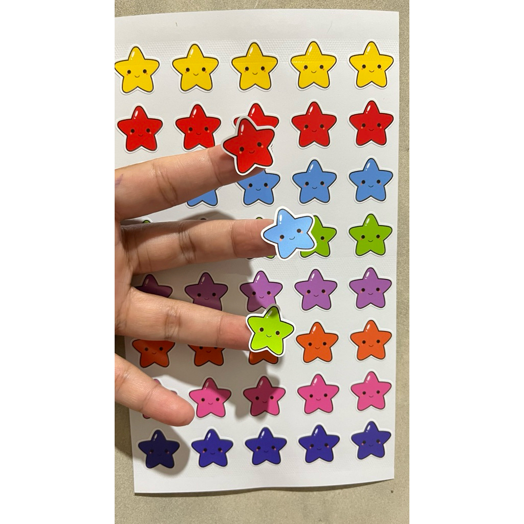 Stiker Reward Bintang Love