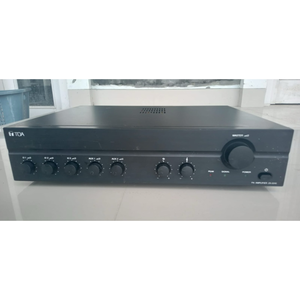 Ampli TOA ZA-2240 / 240 watt - max 360 watt. Barang bekas, normal dan ori.