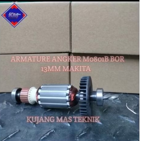 ARMATURE MAKITA M0801B ANGKER MESIN BOR 13MM M0801B ROTOR MESIN BOR MAKITA 13MM M0801B