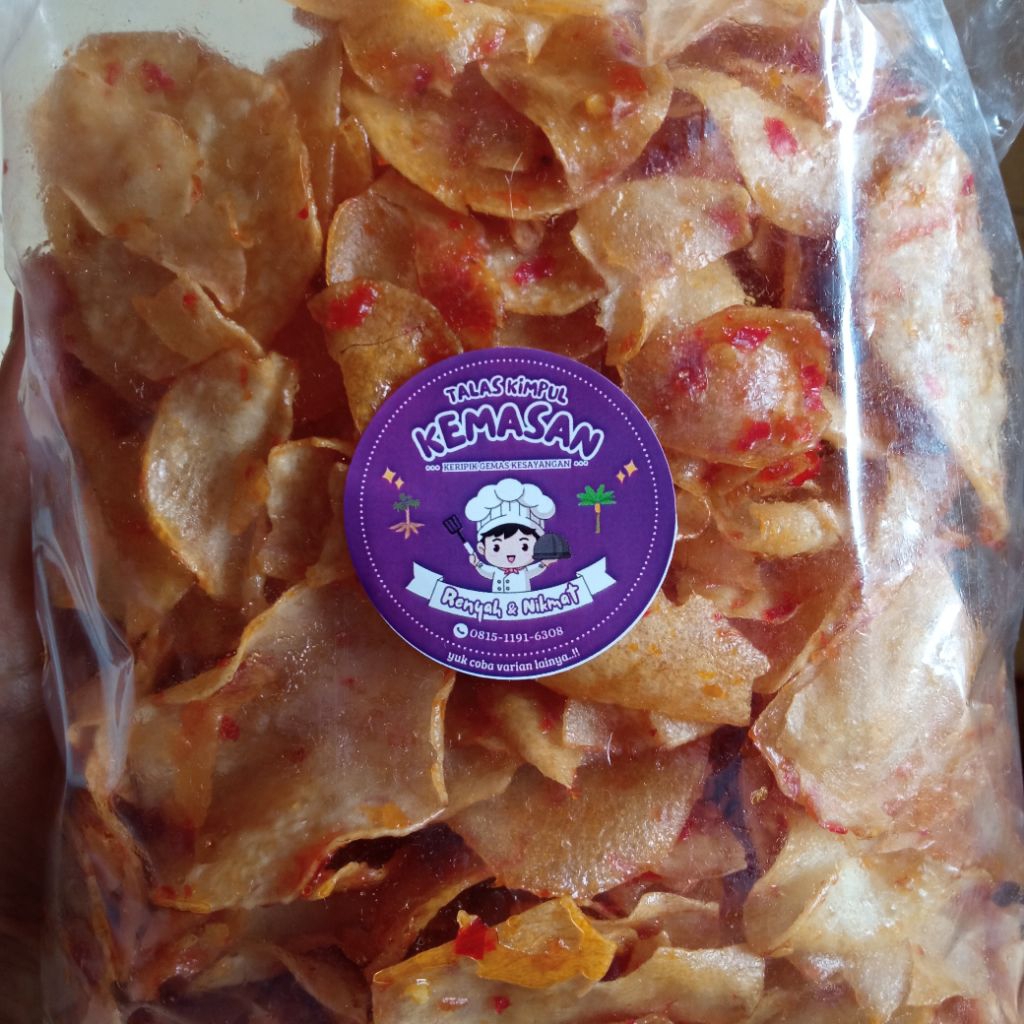 

KERIPIK TALAS Asin gurih original