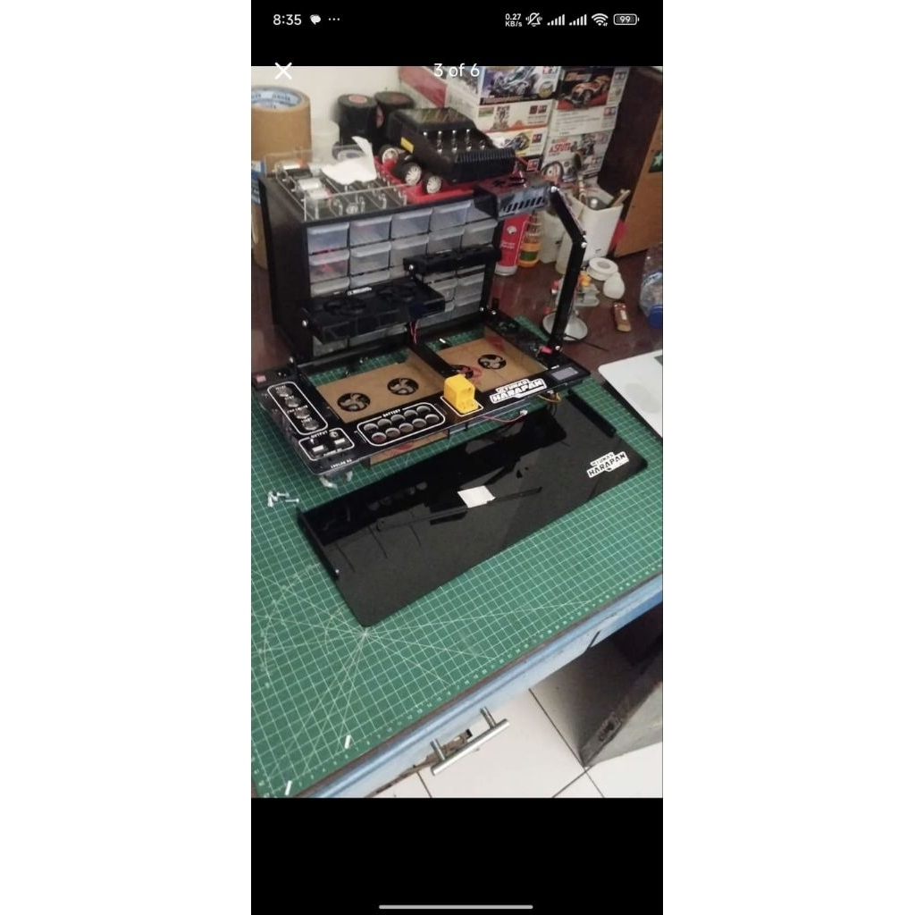 PANEL DASHBOARD CUSTOM BOX TAMIYA MINI 4WD
