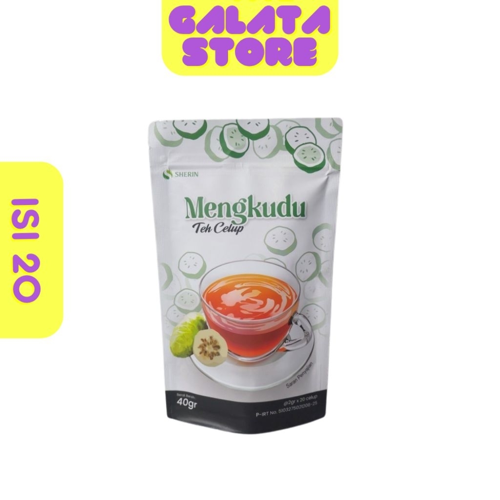 

Teh Celup Mengkudu Sherin isi 20 Kantong