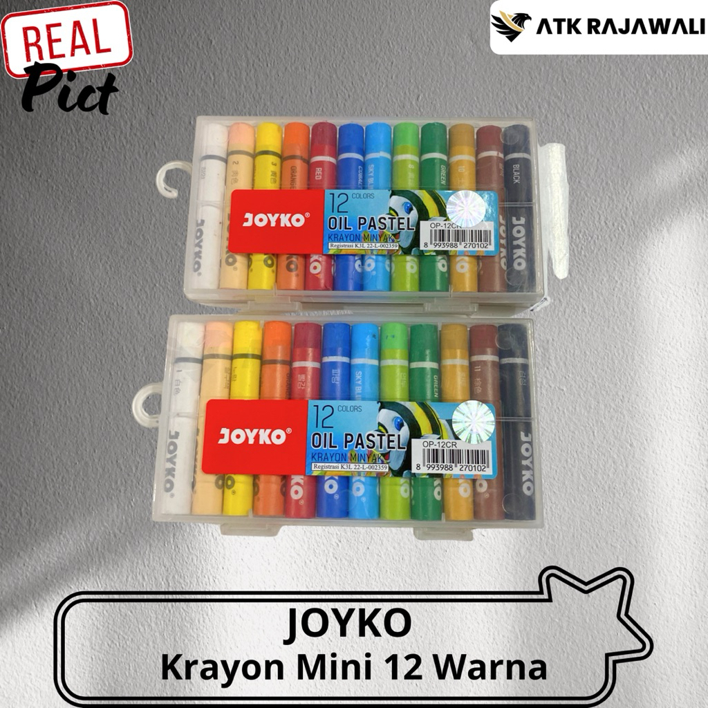 

Crayon Joyko OP-12CR Mini / Oil Pastel Kecil 12 Warna