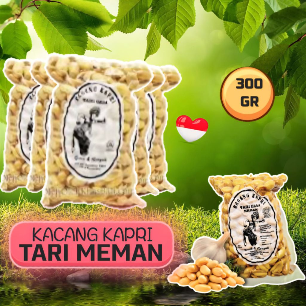 

READY!!! KACANG KAPRI CAP TARI BALI MEMAN 300 GR
