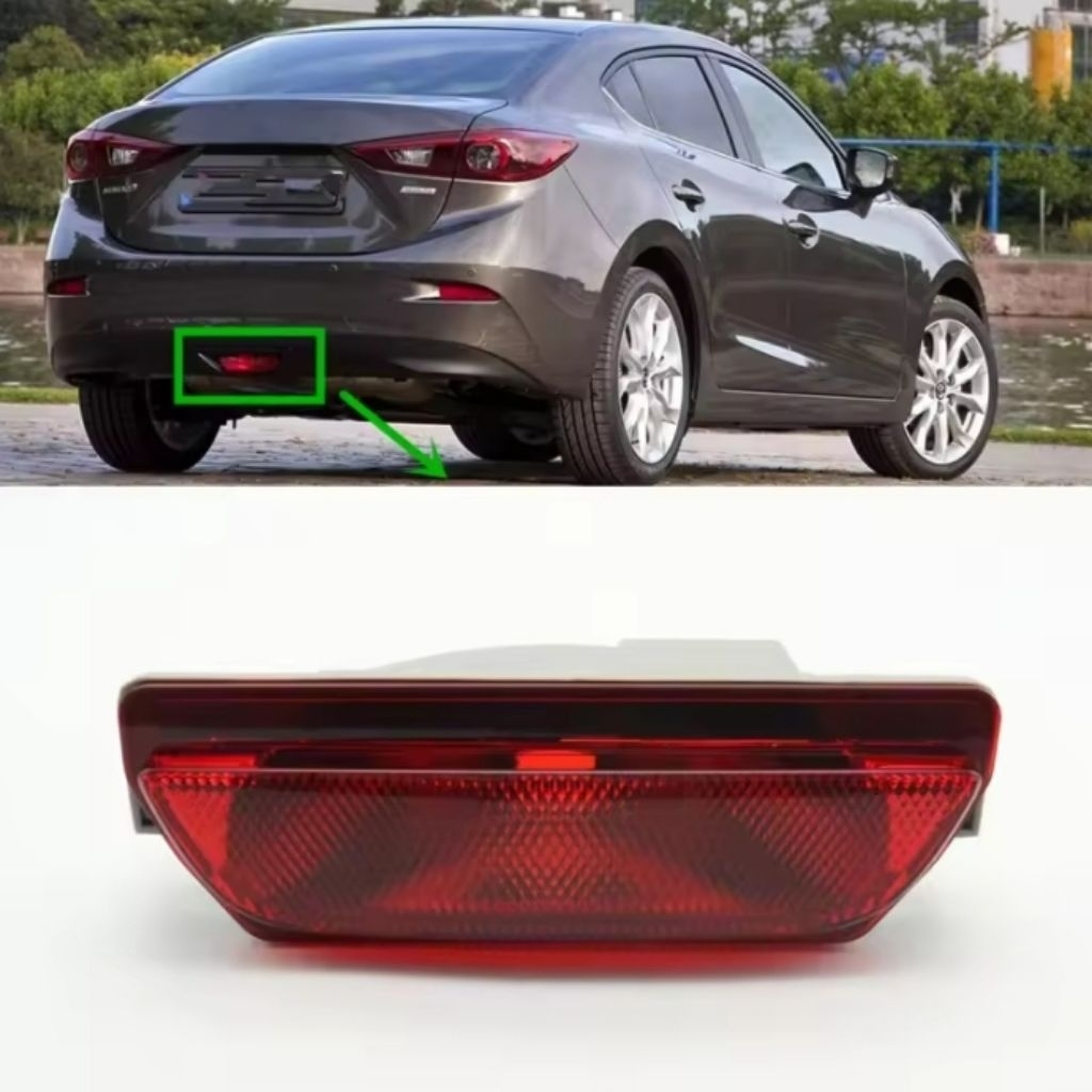 lampu rem belakang tengah mazda 3 2014-2016