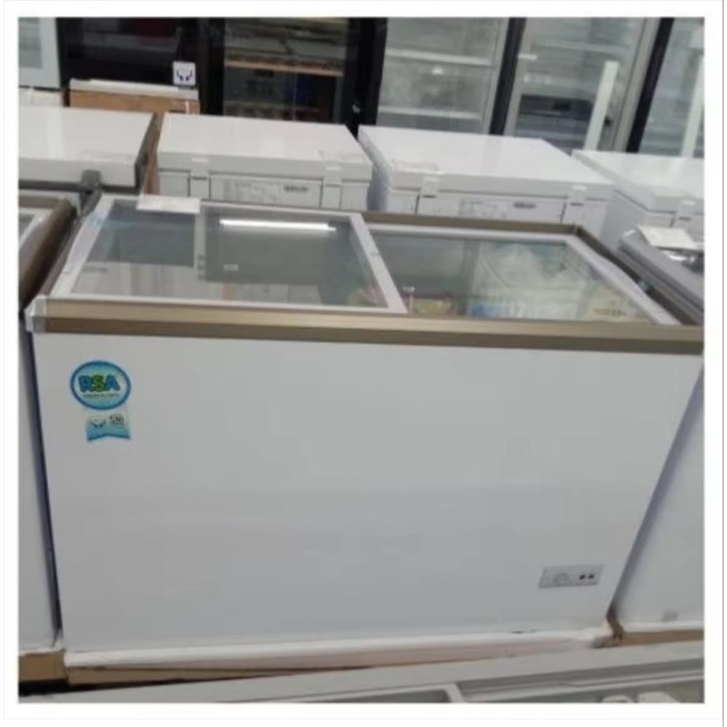 Chest Freezer RSA By GEA XS 320 Pintu Geser KACA 288 Liter