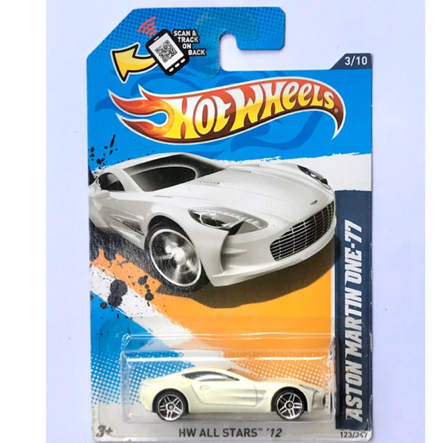 HOT WHEELS - ASTON MARTIN ONE-77  Wht