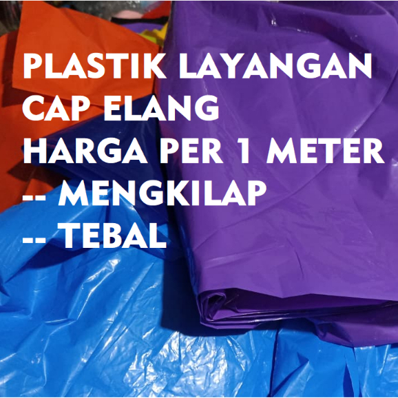 Plastik Layangan Cap Elang Per Meter (tebal & mengkilap)