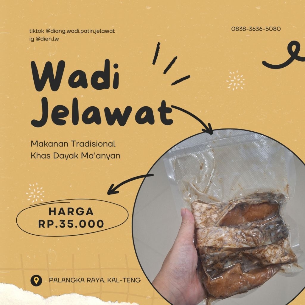 

WADI JELAWAT | Dayak Ma'anyan | Diang Wadi | Makanan Tradisional