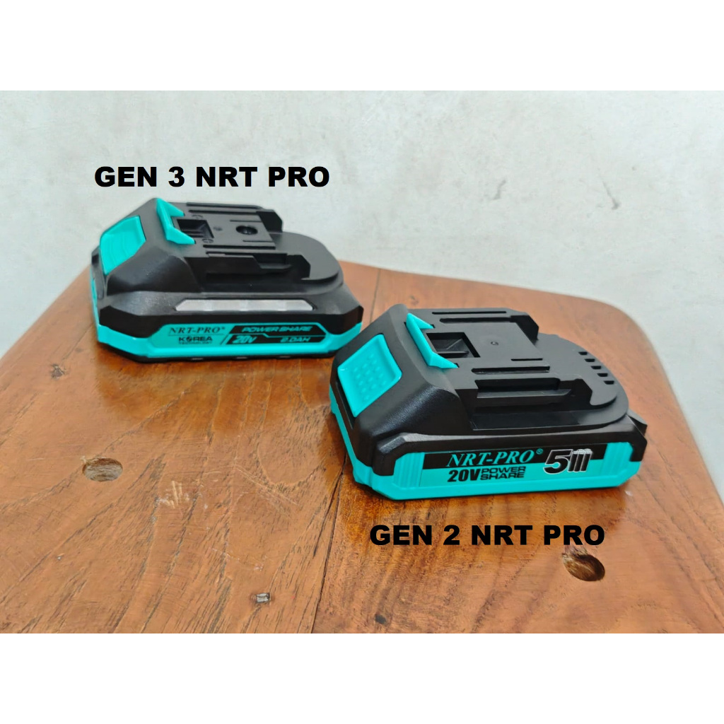 GEN 3 NRT-PRO SPARE PART Baterai Mesin Bor DC-340 20 volt sudah 5 CELL SOCKET MAKITA LXT