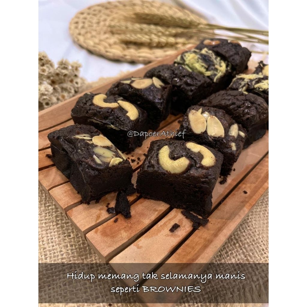 

Fudgy Brownis, Brownis sekat size 20x10