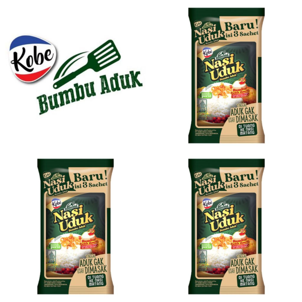 

Kobe Bumbu Aduk Nasi Uduk 3 x 15 Gr