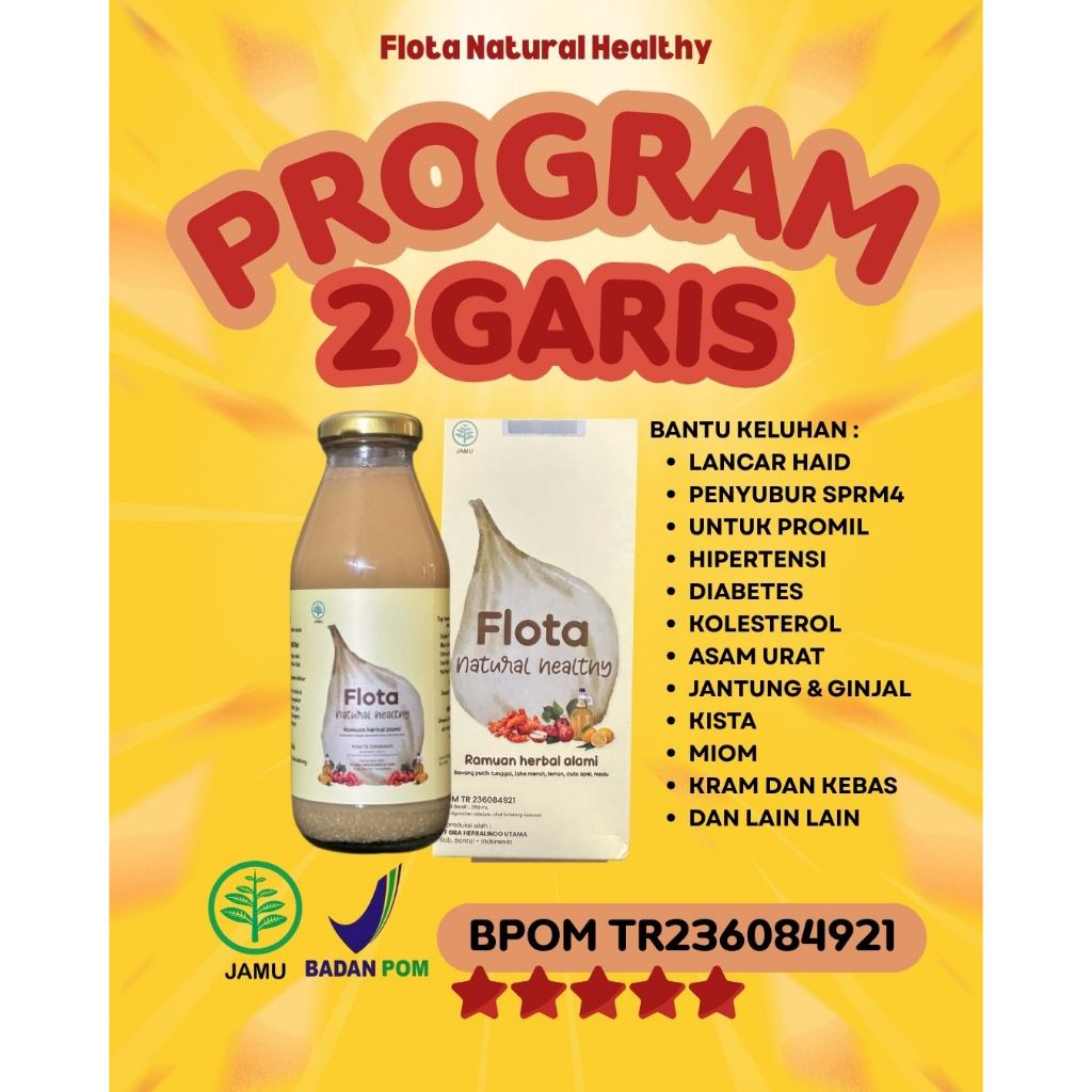 FLOTA NATURAL HEALTHY BAWANG PUTIH TUNGGAL