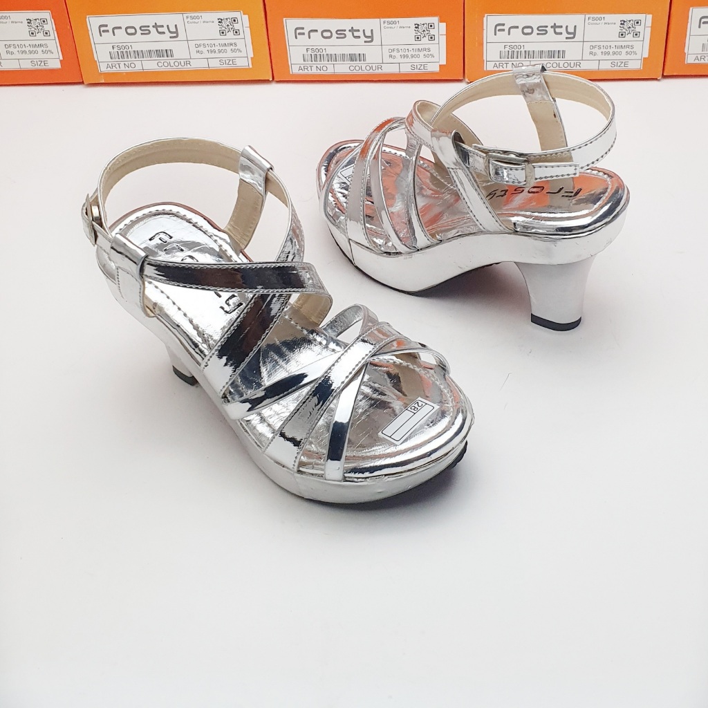 Heels Anak Perempuan Hak Tinggi Tanggung Bocah Wanita Hadiah Kado Anak2 Cewe Sendal Fashion Cewek 12