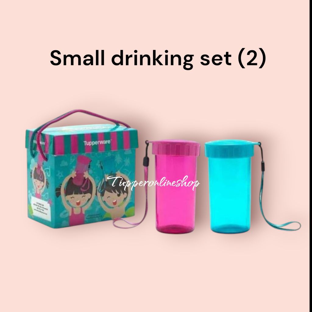 Small drinking flask tupperware (2) / tempat minum anak tupperware