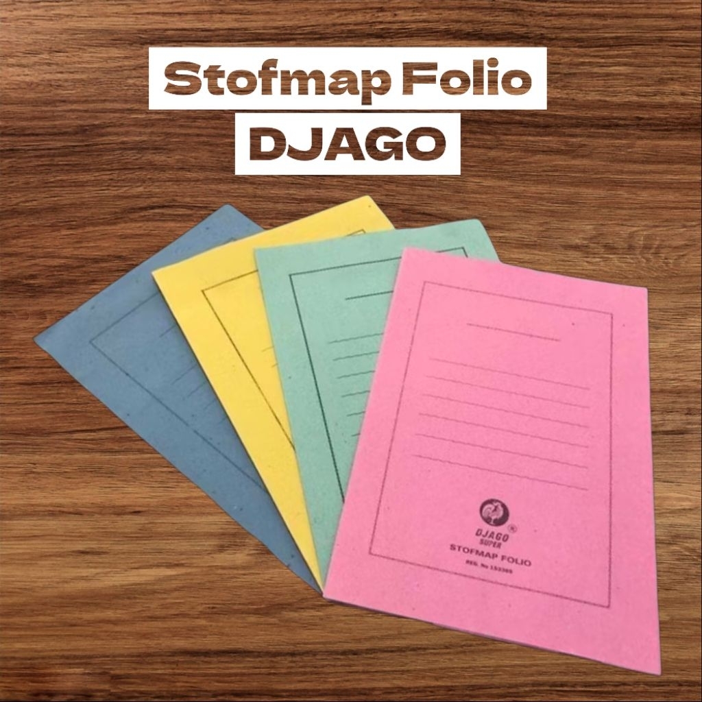 

Stofmap Folio Djago | Map Kertas Isi 50 Pcs