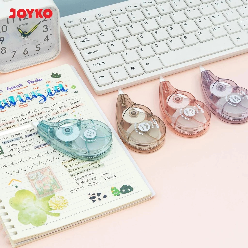 

Joyko Pita Koreksi Correction Tape CT-596 12M Warna Menarik