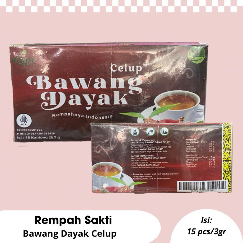 

Teh Celup Bawang Dayak Khas Kalimantan
