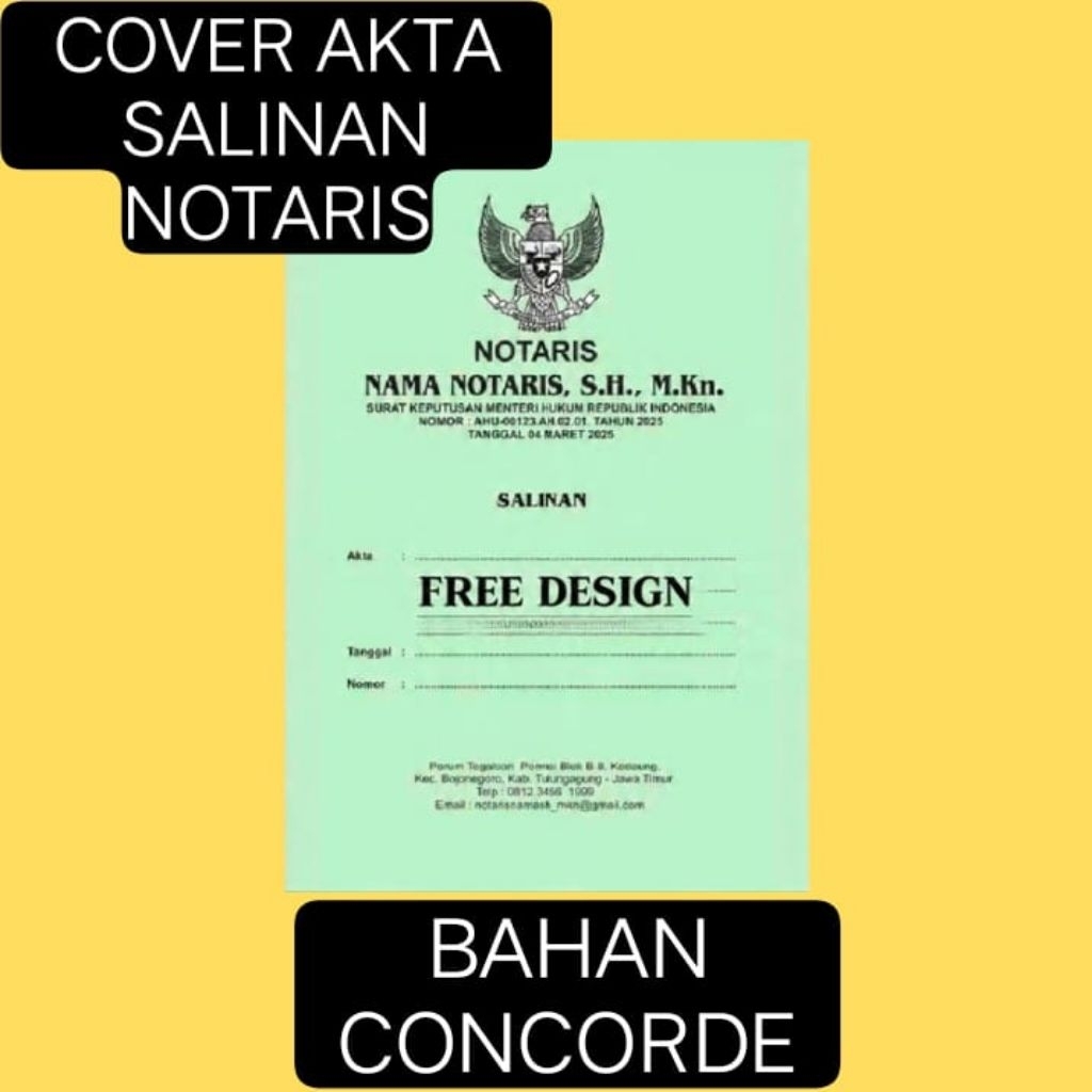 

COVER AKTA SALINAN NOTARIS PPAT